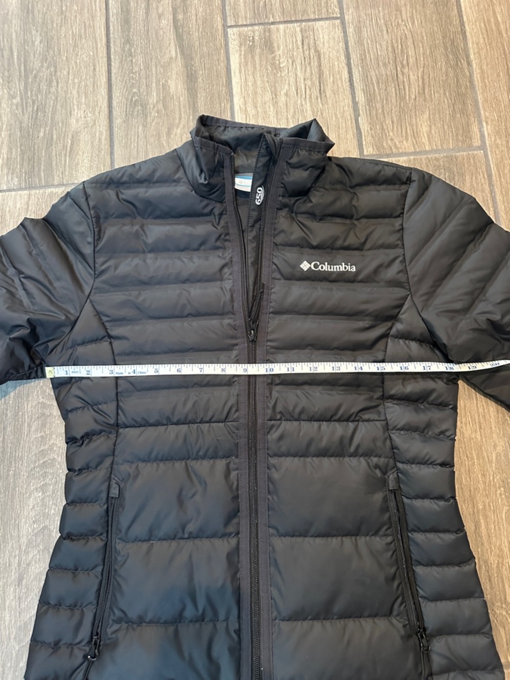 Columbia Womens Black Quilted Packable Puffer Jacket. Size Small. Zip Front - Picture 6 of 9